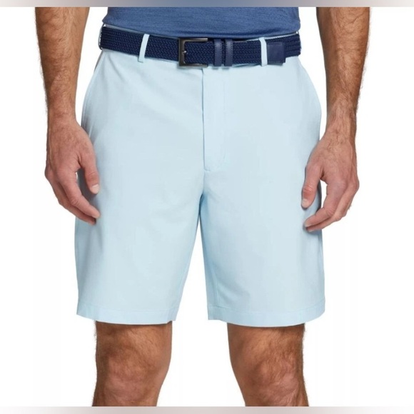 NWT | Walter Hagen Men's Golf Shorts P11 Soft Blue Size 36 Inseam 9” - Picture 1 of 15